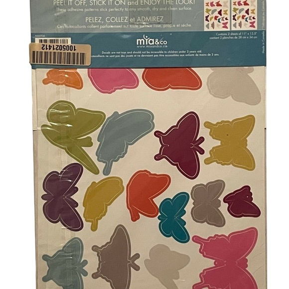 Mia & Co Wall Decals Sticker Home Decor Samara MIA904 & Spring Printemps MIA610 - Picture 3 of 4